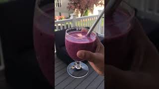 Quick Berry Smoothie with Frozen Mixed Berries shorts [upl. by Phio173]