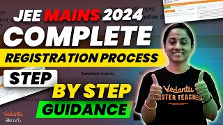 How to Fill JEE Main 2024 Application Form  Stepbystep Complete Guide KRD Madam vedantutelugu [upl. by Ytsirc131]