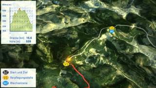 Heidelberg Trail Marathon Streckenanimation [upl. by Chrisman]