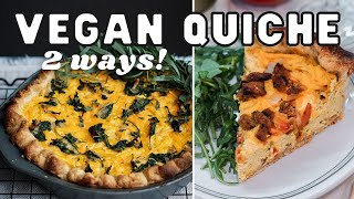 Easy Quiche Recipes  Vegan Coronation Quiche  Quiche Lorraine Recipe [upl. by Idnod]