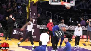 Isaiah Stewart Working Out At Pistons Practice Before Taking On LeBron amp The Lakers HoopJab NBA [upl. by Anigriv]