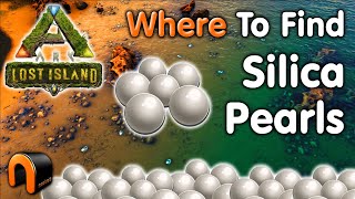 ARK SILICA PEARLS Lost Island BEST Locations Ark [upl. by Zalucki]