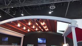 Automatic Indoor skylight shed with built in lights [upl. by Crane]