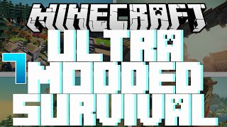 Minecraft Ultra Modded Survival CaptainSparklez Modpack  HOUSE BUILDING TIME  Episode 7 [upl. by Nevear]