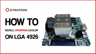 Install Cooler on LGA 4926 [upl. by Rorrys]