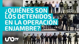 Operación Enjambre ¿quiénes son los detenidos en megaoperativo en el Edomex [upl. by Ardme]