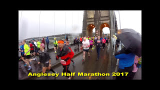 Anglesey Half Marathon 2017  Menai Bridge [upl. by Sherar73]