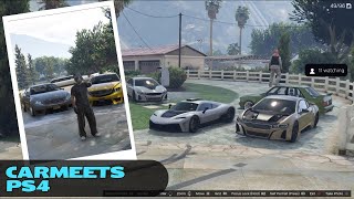 Ps4 Gta5 Car meets Slideshows Cutting Up [upl. by Studner]