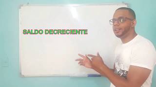 Método de depreciación saldo decrecienteSaldo doble decreciente [upl. by Limhaj]