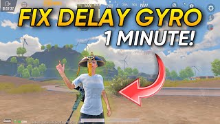 How to fix delay gyroscope in 2023  PUBG and BGMI  New FIX to lessen delay gyroscope [upl. by Zeuqirdor456]