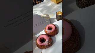 cronut was a bit mushy but vibe is right on ❤️ couple nycvlog [upl. by Gwenneth]