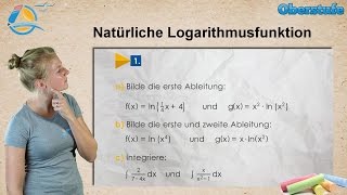 Natürliche Logarithmusfunktion  Log Naturalis  StrandMathe  Oberstufe ★ Übung 1 [upl. by Rizas]