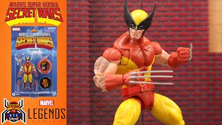 Marvel Legends WOLVERINE Brown Suit XMen Retro Secret Wars 40th Anniversary Figure Review [upl. by Ri]