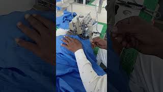 The easiest way to operate an overlock machine । Side seam overlock 5thol । One shot opertion video [upl. by Enovaj58]