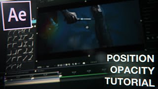 POSITION OPACITY TUTORIAL ON AFTER EFFECTS IRL [upl. by Marney186]