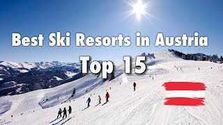 Top 15 Best Ski Resorts In Austria 2022 [upl. by Catha]