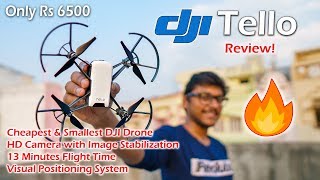 DJI Tello Review  Cheapest DJI Drone with HD Camera [upl. by Medlin]