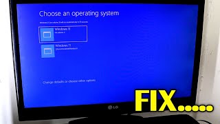 Choose An Operating System Problem  Choose An Operating System Fix [upl. by Annawyt]