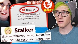 Dating a PSYCHO Girlfriend in Bitlife [upl. by Llebasi]