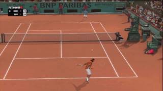 Top Spin 4 Nadal vs Federer Roland Garros 12 [upl. by Mccoy553]