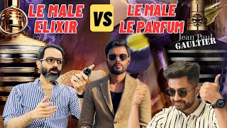 JPG LE MALE ELIXIR VS JPG LE MALE LE PARFUM  JEAN PAUL GAULTIER [upl. by Bred]