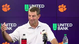 Dabo Swinney Louisville preview pt 1 [upl. by Pauletta47]