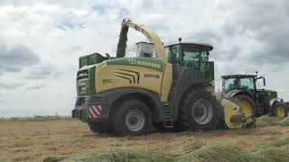 Silage 2024 Dennehy Harvesting Krone Big X 630 [upl. by Betthezel409]