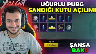 EN ŞANSLI KUTU AÇILIMI UĞURLU PUBG SANDIĞI 😲  PUBG MOBİLE [upl. by Duax942]