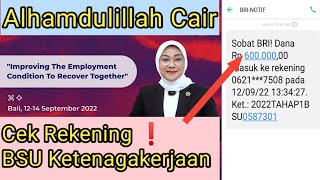 Cek ATM❗BSU Pencairan ke ATM Ketenagakerjaan 2022  Bsu Cair [upl. by Ettenowtna]