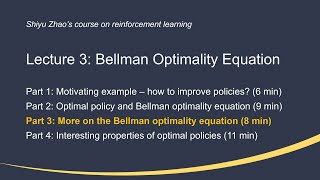 L3 Bellman Optimality Equation P3More—Mathematical Foundations of RL [upl. by Bina]