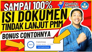 Cara Mengisi Dokumen Refleksi Tindak Lanjut di PMM Sampai 100  SOLUSI hanya 75 Agar Sampai 100 [upl. by Willey]