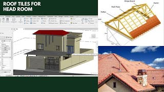 New Villa Project In Revit Part 05 how to create Parapet WALLS in roof  Headroom  Roof In Revit [upl. by Forward]