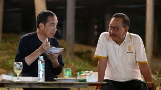 Nikmati Malam di IKN Presiden Jokowi Menyantap Nasi Goreng 20 Desember 2023 [upl. by Nylkoorb646]