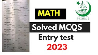 Math karachi university entry test mcqs 2023 [upl. by Lynus]