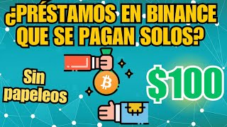 CÓMO PEDIR Y USAR CRIPTO PRESTAMOS FLEXIBLES EN BINANCE LOANS [upl. by Moorefield]