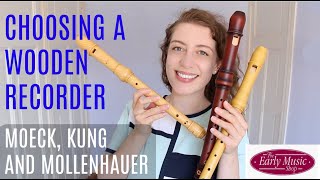 Choosing a wooden recorder Moeck Mollenhauer and Küng review  Team Recorder [upl. by Johnna627]