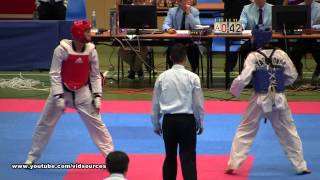 Hong Kong Open Black Belt TaeKwondo Competition 2013  Footage  1 A42 [upl. by Ahcsropal422]