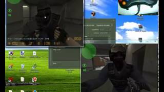 como jugar counter strike 16 pantalla dividida [upl. by Illek]