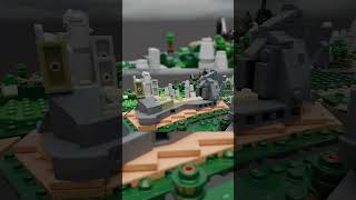 The Hobbit world Flyover In Lego [upl. by Aicek]