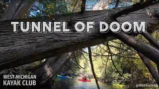 The Tunnel of Doom  A Wilderness Kayaking Adventure on Michigan’s Pigeon River [upl. by Adamski]