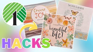 GENIUS 🤯 Dollar Tree DIY Crafts using CALENDARS [upl. by Mureil]