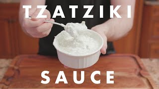 Tzatziki Sauce Greek Yogurt Dip Recipe [upl. by Netsriik]