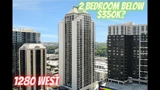 Midtown Atlanta Condo Tour  1280 W Peachtree  Atlantas Most Affordable Highrise [upl. by Dove]