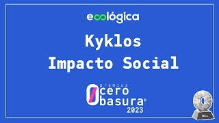 Ganadores Impacto Social Kyklos [upl. by Susumu634]