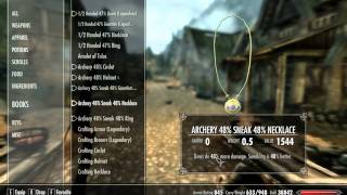 Skyrim Falmer Helmet GLITCH  Get GOD LIKE stats [upl. by Noit206]