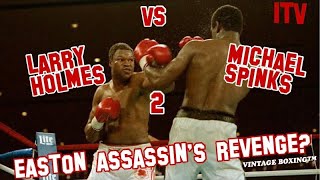 Michael Spinks vs Larry Holmes 2 1986 ITV Broadcast 1080p 60fps [upl. by Einttirb]