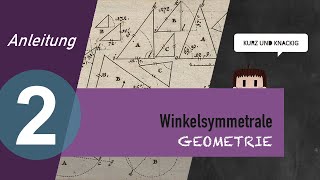 Winkelsymmetrale 2 Klasse  Geometrie [upl. by Plossl292]