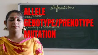 IMPORTANT DEFINITIONS Phenotypegenotypealleledominant allele BIOLOGY  ICSE CBSE Board Exams [upl. by Jarus]