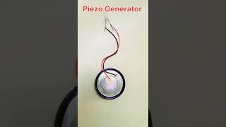 Electricity generate by piezo materials shorts electrical khangsresearchcentre manojdey [upl. by Karleen348]