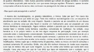 a Vacina com casos de cura de artrite reumatoide cura de lupus Dr Genésio Pacheco da Veiga x264 [upl. by Maximilianus261]